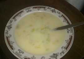 Pórkovo-sýrová polévka