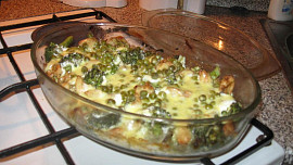 Zapékané kuřecí maso s brokolicí