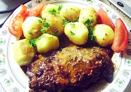 Vepřové steakové plátky v troubě