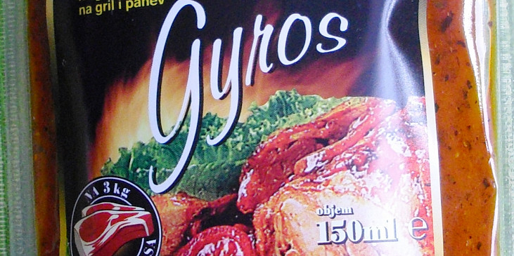 Kuřecí  „Gyros“ ve smetanové omáčce (Kuřecí  „Gyros“ ve smetanové omáčce)