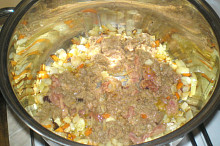 Restování zeleniny a vnitřností