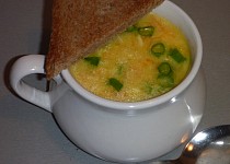 Polévka z vařených vajec