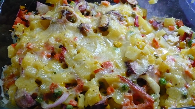Zapečené brambory ala mamina
