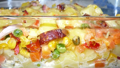 Zapečené brambory ala mamina