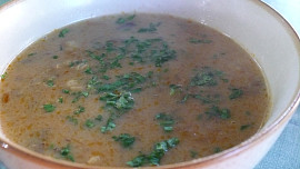 Bakoňská houbová polévka