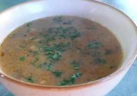 Bakoňská houbová polévka