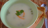 Krémová květáková polévka s hráškem (Krémová květáková polévka s hráškem)