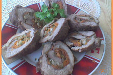 vepřové roládky plněné mrkví pro"Tejaju":-)