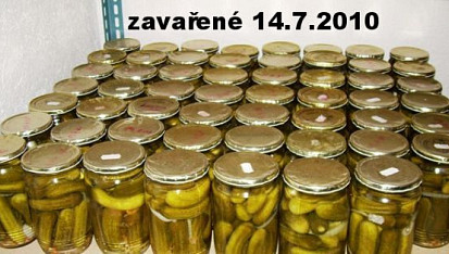 Zavařené okurky + nálev