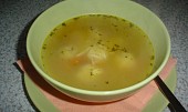 Sváteční česneková polévka se sýrovými knedlíčky (Sváteční česneková polévka se sýrovými knedlíčky)