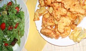 Kuřecí tempura se zeleninovým salátem