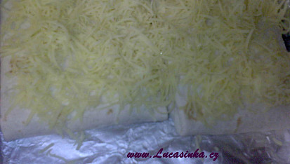 Mexické Burritos, Těsně před vložením do trouby