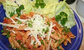 Penne ve smetanovo-rajčatové omáčce