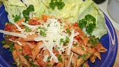 Penne ve smetanovo-rajčatové omáčce