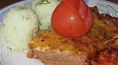 Zapečené mleté kuřecí maso s cuketou