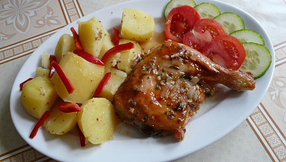 Kuře po španělsku s medem
