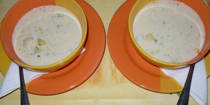 Česnekovo - smetanová (krémová) polévka (Smetanová česnečka :))