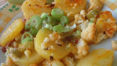 Levné květákové menu, Hlavní jídlo