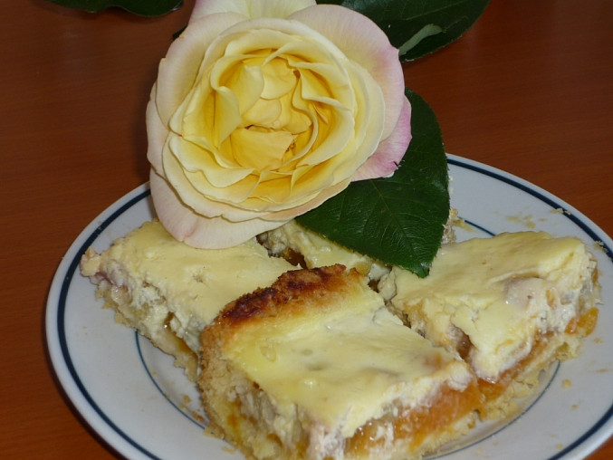 Meruňkovo - reveňový koláč