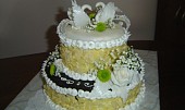 Moje dorty pečené s láskou pro rodinu (svatební pro sestru)