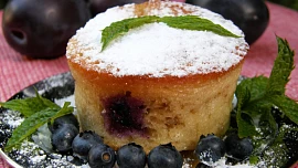 Ovocné muffinky s ořechy