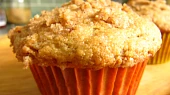 Banánové muffiny s drobečky