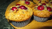 Čokoládovo třešňové muffiny