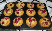 Čokoládovo třešňové muffiny
