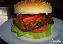 Houbový burger
