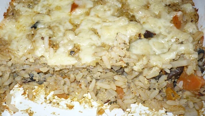 Houbové rizoto se zeleninou