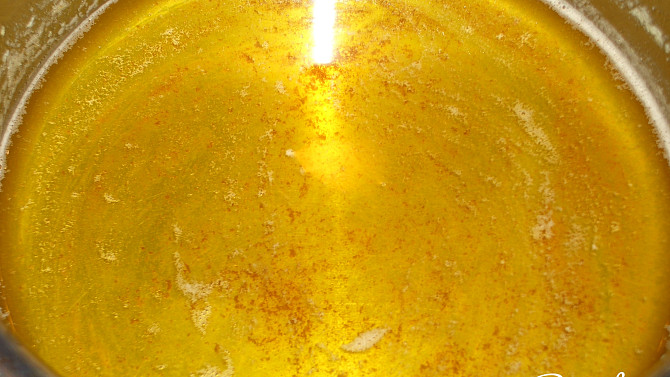 Přepuštěné máslo, výsledné zlaté přepuštěné máslo
