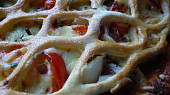 Pizza pod mřížkou