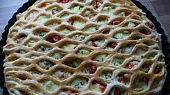 Pizza pod mřížkou