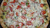 Pizza s novými bramborami