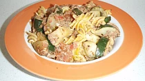 Fusilli s tuňákem a zeleninou