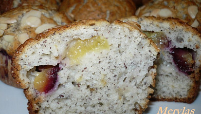 Švestkové muffiny