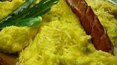 Krémová polenta s vejci