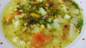 Houbová polévka s kroupama (Houbová polévka s kroupama)