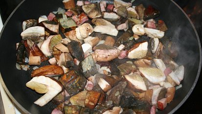 Houbovo-sýrový závin