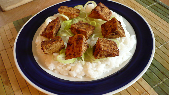 Tofu pěti vůní, Hotové jídlo