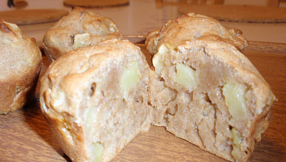 Zdravé jablečné muffiny