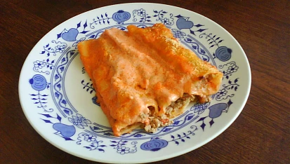 Cannelloni plněné mletým masem