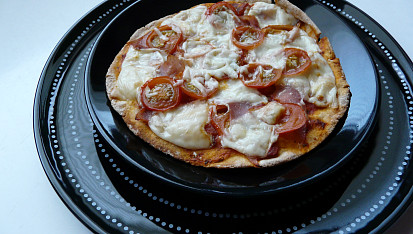 Pidi pita pizza, Bez úpravy (bez bazalky)