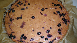 Zdravý tvarohový koláč  z celozrnné housky