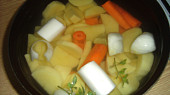 Zeleninová polévka s celestýnskými nudlemi