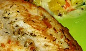 Pangasius s cuketovo-patizonovým teplým salátem (Pangasius s cuketovo-patyzónovým teplým salátem)
