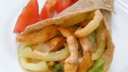 Kuřecí tortilla se zeleninou (dietní)