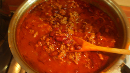 Texaska specialita chilli con carne, Texaska mnamka