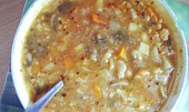 Mačkaná květáková polévka s houbami (Mačkaná květáková polévka s houbami)