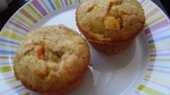 Muffiny se sýrem Brie a paprikou
